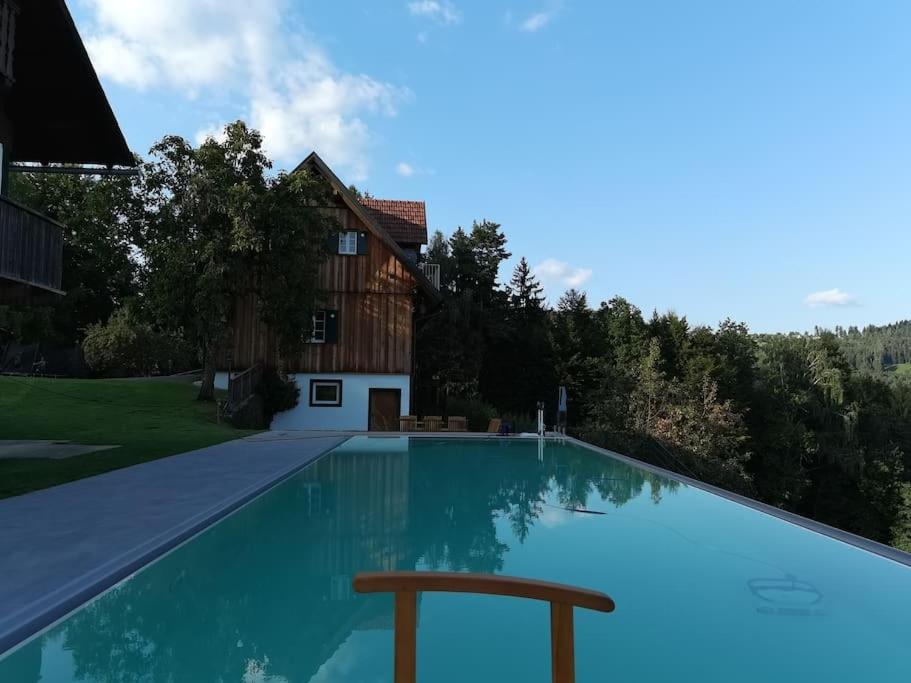 Chalet-Suedsteiermark - Traumhafte Aussicht, Infinity Pool, Privatsphaere, Klima Und De-Luxe Ausstattung Schwanberg Εξωτερικό φωτογραφία